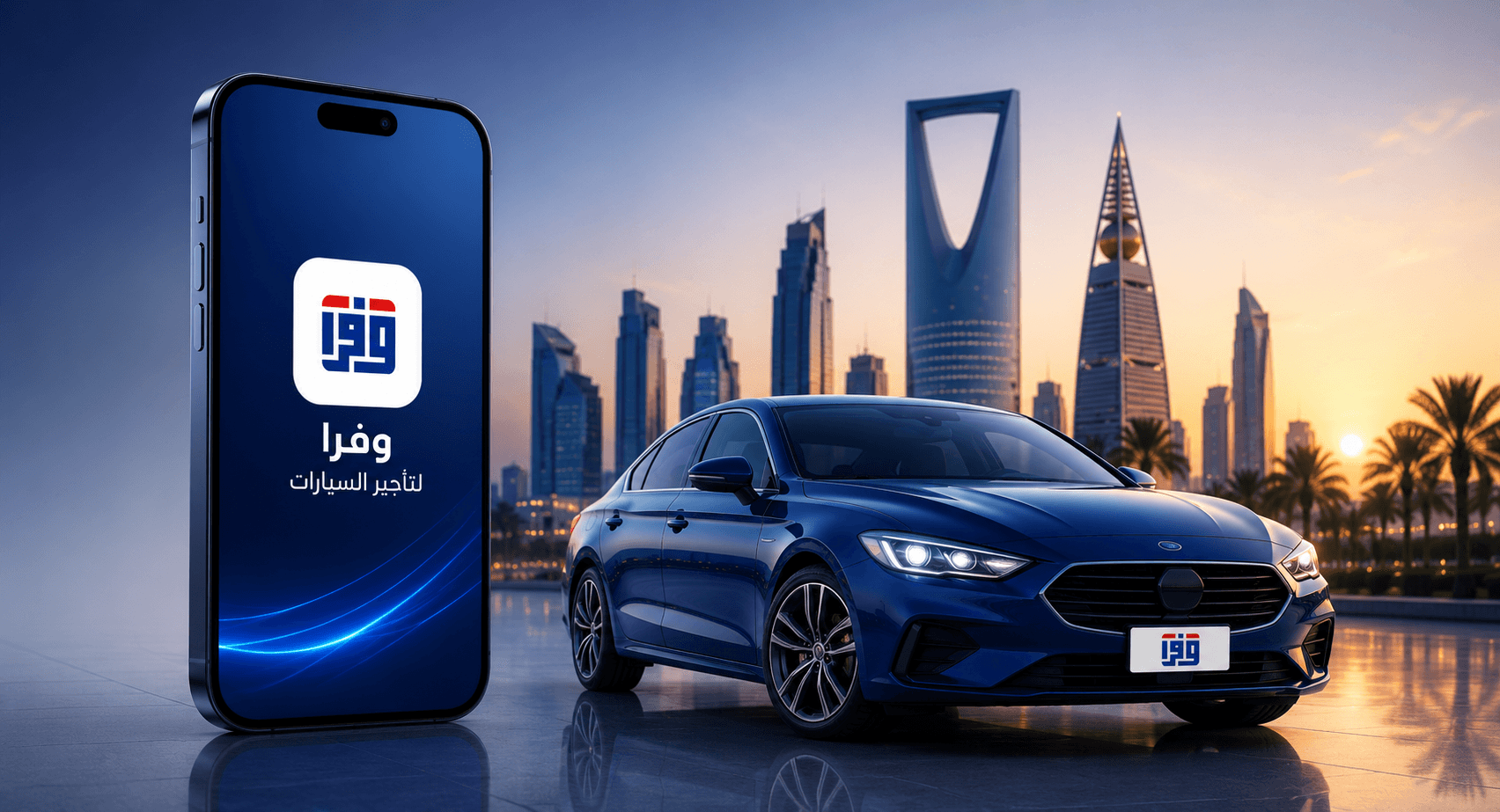 وفرا لتأجير السيارات